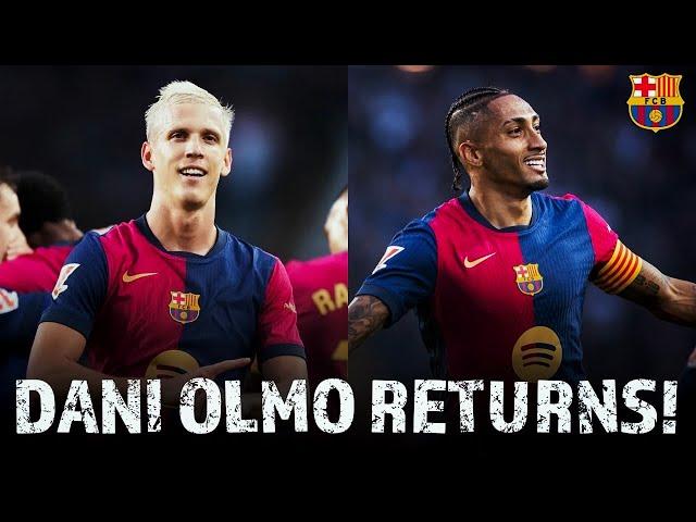 FC Barcelona 3-1 Espanyol: Dani Olmo Scores A Brace & Raphinha Scores (Match Review)