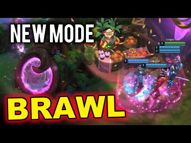 BRAWL LoL NEW FUN Game Mode in League of Legends | PBE Gameplay Preview