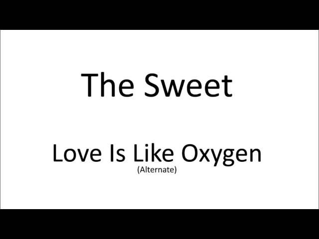 The Sweet   Love Is Like Oxygen (Tour Rehearsals 1977)