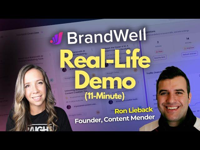 BrandWell for Agencies: Live Call Demo Sharing Who We Built it For, & How to Use It