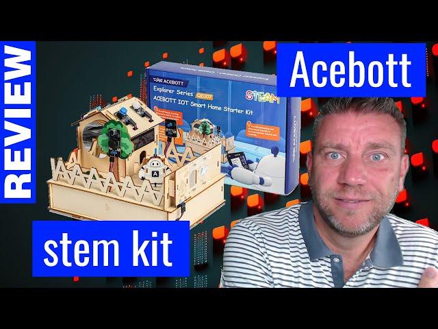 Acebott stem kit: code tutorial for kids with smart home stories