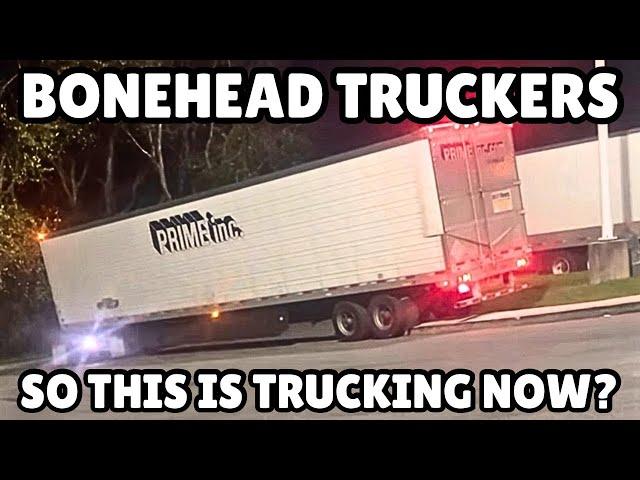 Why Do So Many Truck Drivers Do This? | Bonehead Truckers