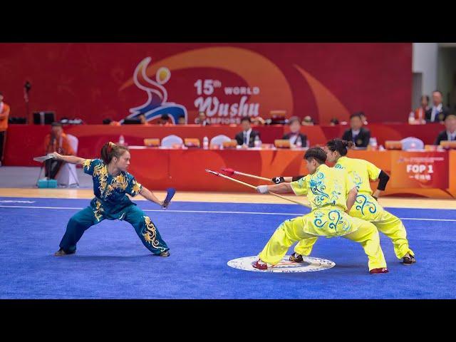 [2019] Hong Kong Team - Duilian - 1st Place - 15th WWC @ Shanghai Wushu Worlds