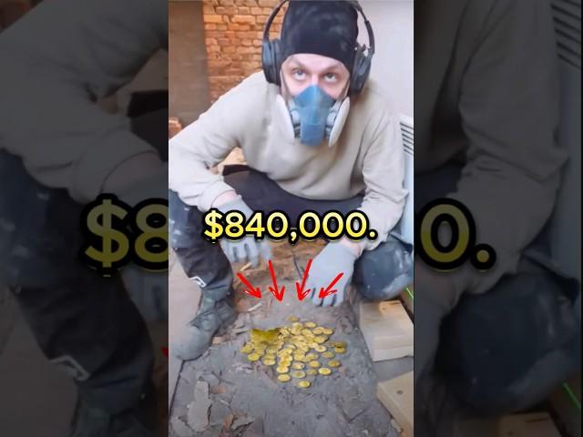 They found $800,000 worth of gold coins under their kitchen floor!