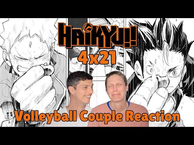 Volleyball Couple Reaction to Haikyu!! S4E21: "Hero"