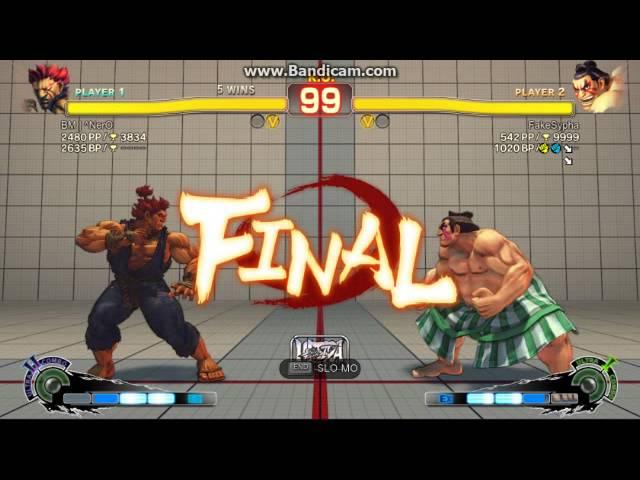 USFIV - Nero (Akuma) vs FakeSypha (E. Honda)