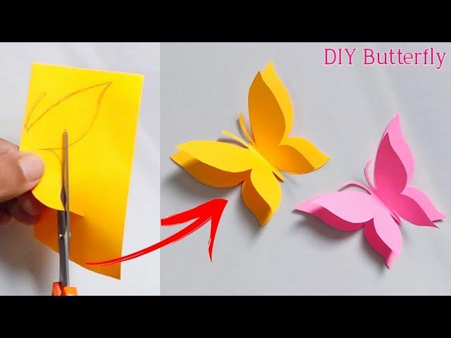 How To Make Paper Butterfly Very Easy | Butterfly Making With Paper | DIY Craft