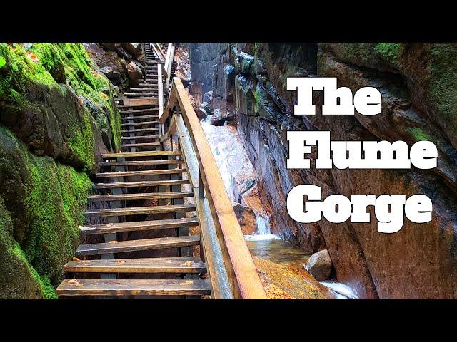 The Flume Gorge Full Hike | Franconia Notch New Hampshire | White Mountains trip part 5