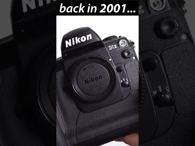 Nikon D1x vintage camera from 2001 #shorts #digitalcamera