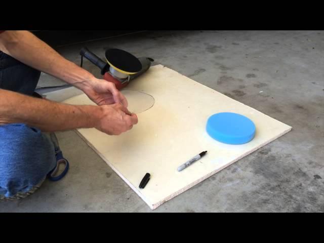 Harbor Freight Dual Action Polisher 69924- alternate pad size fix