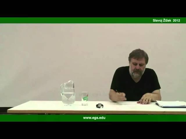 Slavoj Žižek. On Melancholy. 2012