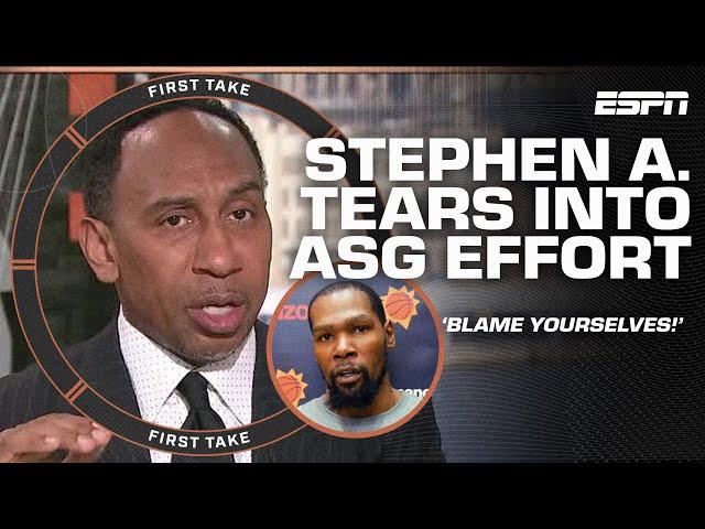  Stephen A. EVISCERATES players for NBA All-Star Game format change + NBA Cup Reaction | First Take