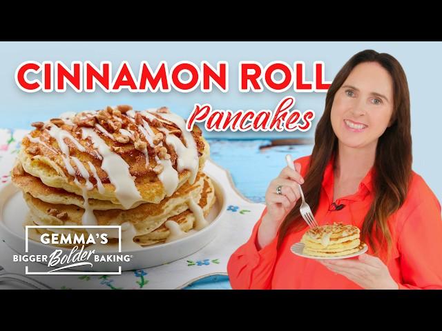 Cinnamon Roll Pancakes Recipe | Gemma's Recipe Revamp