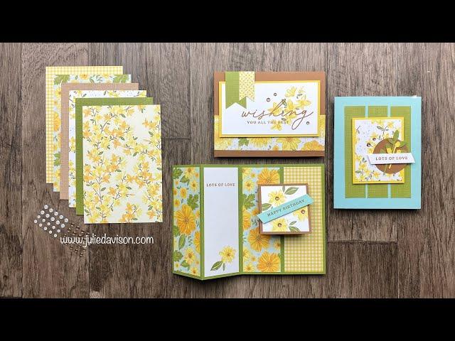 FREE Class! 3 Stampin' Up! Floral Delight Cards | March 2025 Bonus Project Kit