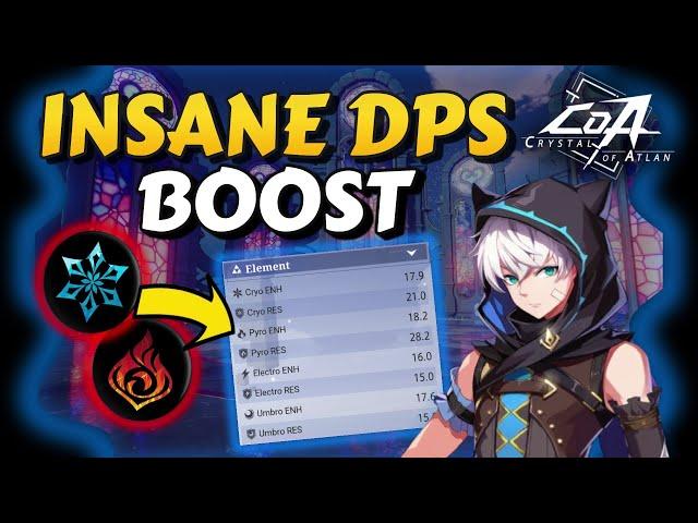 Max Your DPS - Elemental DMG Breakdown【Crystal of Atlan】