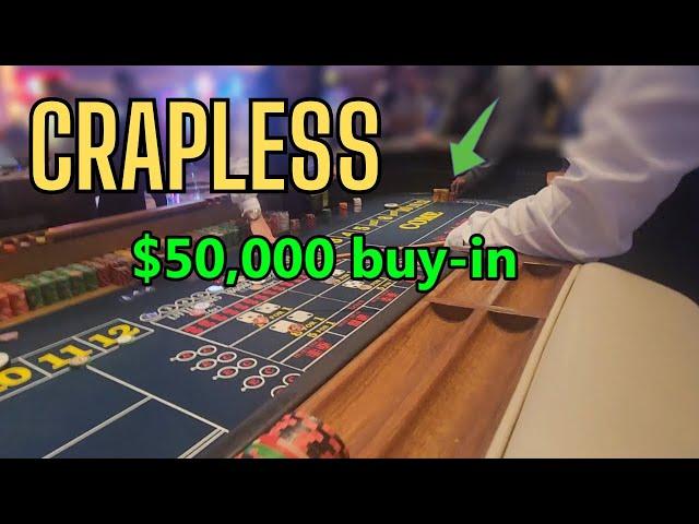 $50,000 buy-in at Crapless craps. Test video #vegas #casino #crapless #craps #vegasdaytripper