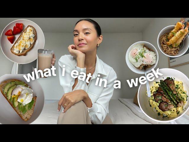 what i eat in a week *realistic + no restrictions homemade meals* | no-buy diaries