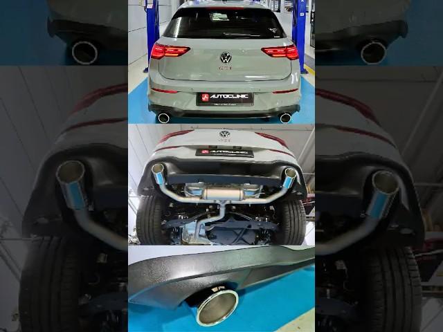 Upgraded your Mk8 VW Golf GTI with an LTA-approved Remus exhaust for a deeper sound!