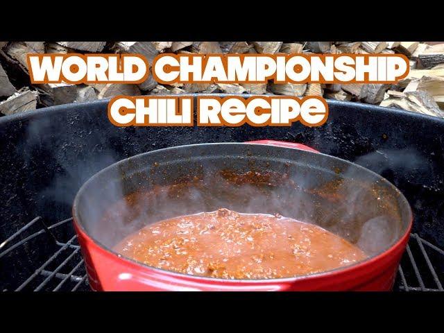 National Champion Chili Recipe (2018)