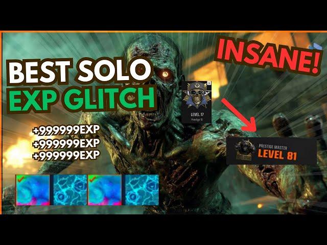 NEW ULTIMATE *SOLO* UNLIMITED EXP AFK GLITCH IN BLACK OPS 6 ZOMBIES. BEST EXP GLITCH **WORKING**