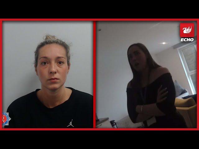 Police bodycam footage captures the moment Rebecca Joynes was arrested