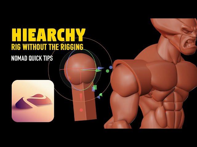 Hierarchy: Rig without Rigging | Nomad Sculpt Quick Tutorial