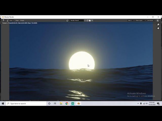 How to make an ocean in blender FAST