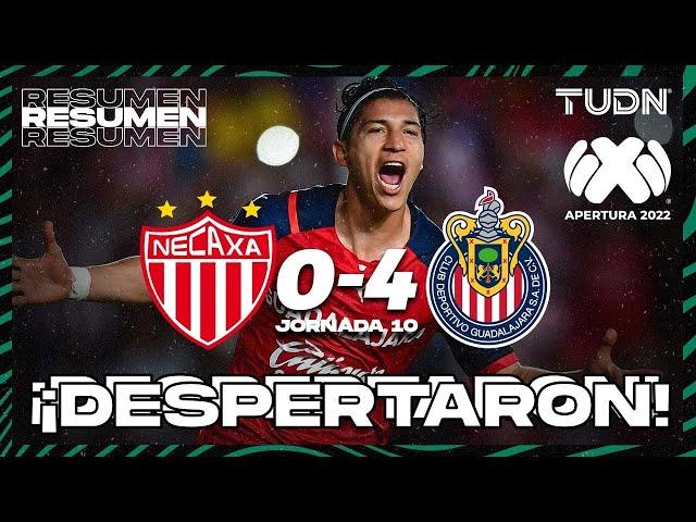 Resumen y goles | Necaxa 0-4 Chivas | Liga Mx Apertura 22 -J10 | TUDN