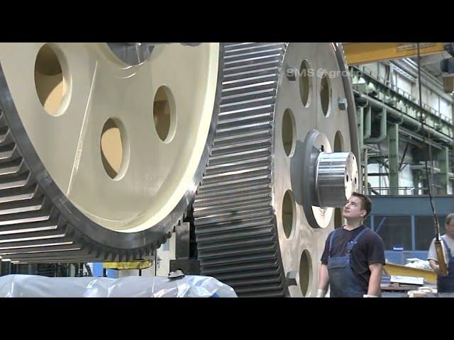 How Giant Gear Weighing 45 tons Is Made. Incredible CNC Machines& Heavy Forging Equipment In Working