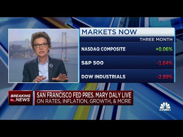 Policy is in a good place and the economy is slowing, says San Francisco Fed President Mary Daly