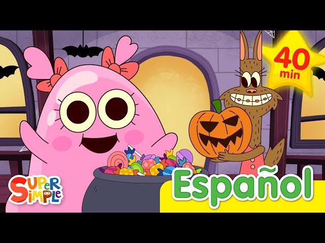 Canciones Infantiles de Halloween Y Más | Fiesta Preescolar | Super Simple Español