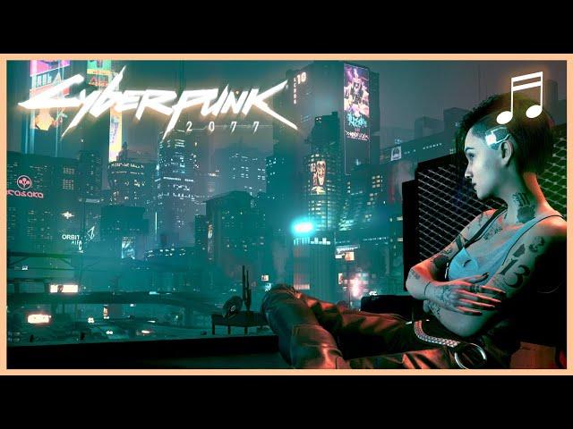 CYBERPUNK 2077 Judy's Theme + Rain | Bells of Laguna Bend | Ambient Soundtrack