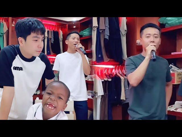 Lần đầu tiên Tony Quý lên live bán hàng Lôi Con, Nam Hoàng, Quang Linh team Châu Phi