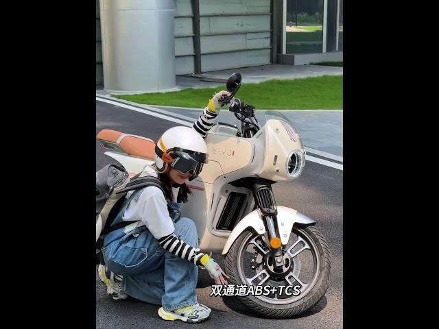 这可是和摩托一样帅的电动跨骑～#摩托车 #电动车 #五羊本田 #五羊本田EVO