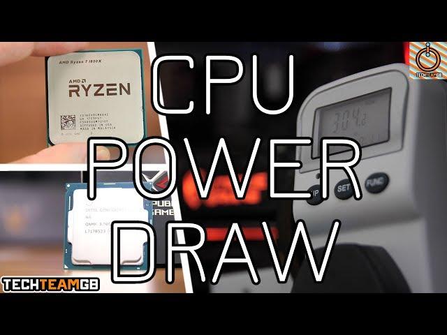 Real World CPU Power Draw Testing