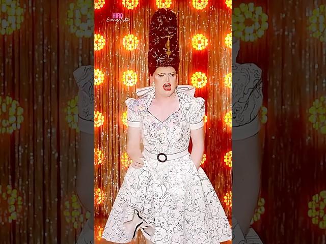 "A dress that changes colors when wet." #dragrace #shorts