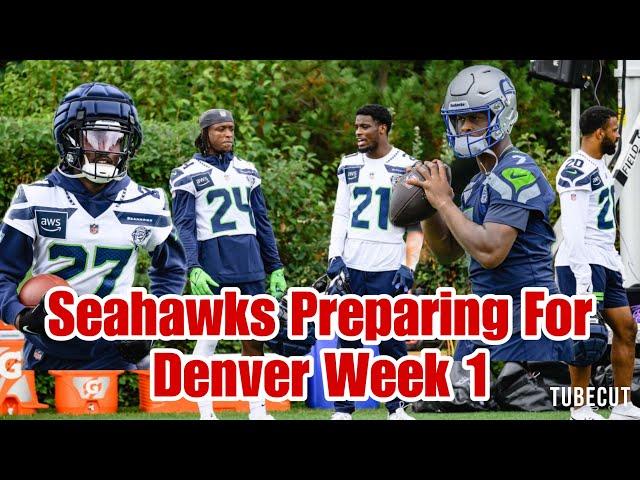 Seahawks preparing for Broncos week 1.