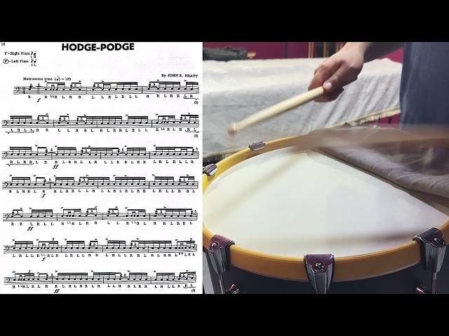 HODGE - PODGE. By John s. PRATT #rudimentaldrumming