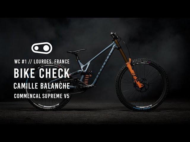 COMMENCAL SUPREME WORLD CUP BIKE CHECK WITH CAMILLE BALANCHE!