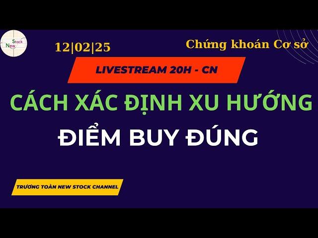 Cách xác định xu hướng, điểm buy đúng | Trương Toàn New Stock Channel