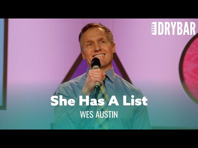 Your Wife Has A List Of Weird Things About You. @WesAustin  - Full Special