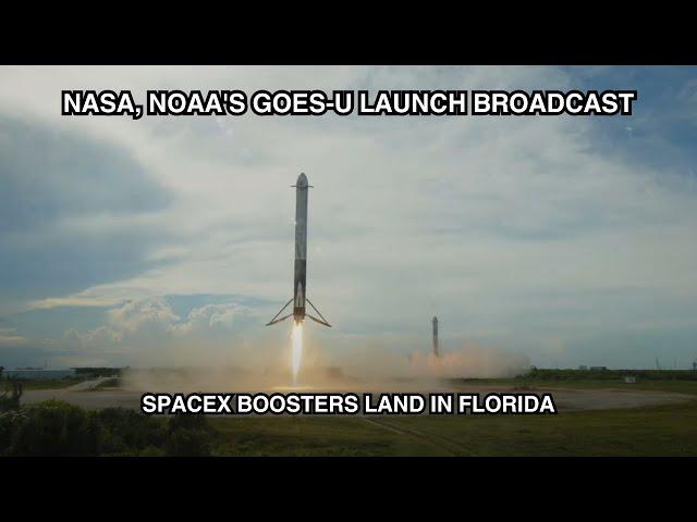 NASA, NOAA’s GOES-U SpaceX Boosters Land in Florida