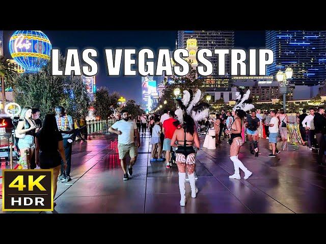 Las Vegas Strip Night Walk - August 2024