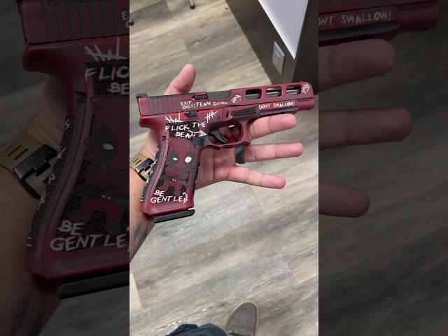 Deadpool’s Glock? Maybe if he wore his brown pants… #deadpool #glock #9mmpistol