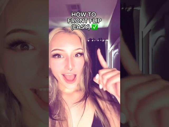 HOW TO DO A FRONT FLIP  #satire