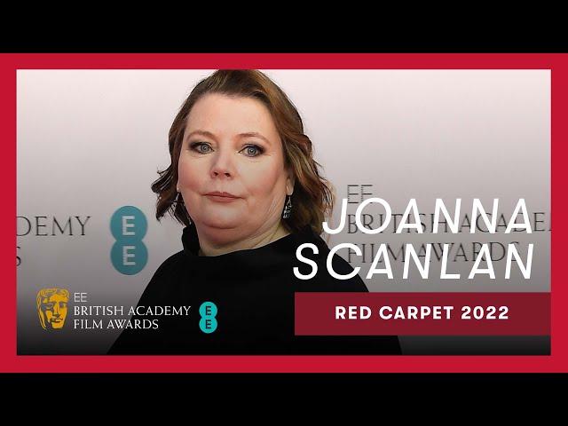 Joanna Scanlan really REALLY did not think she would be at the BAFTAs | EE BAFTAs 2022 Red Carpet