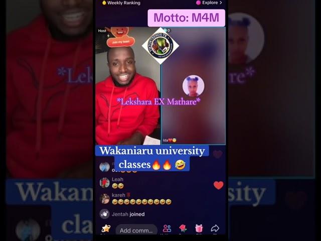 Wakaniaru university TikTok videos