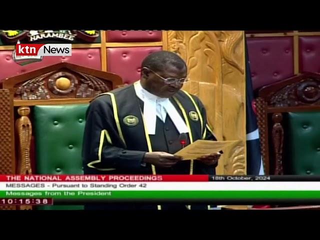 BREAKING NEWS: President Ruto nominates CS Kindiki for DP role following Gachagua's impeachment