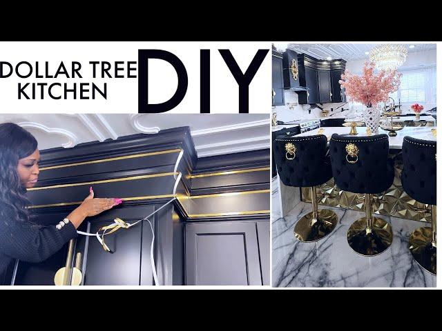 FINAL DOLLAR TREE KITCHEN Makeover DIY SERIES MAKEOVER (PART 3)