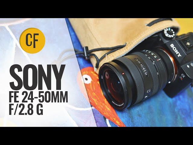 Sony FE 24-50mm f/2.8 'G' lens review